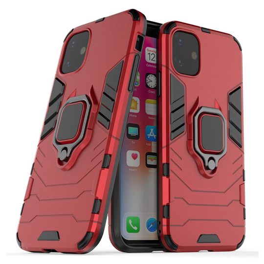 Ring Guard iPhone 11 kuoret - Punainen