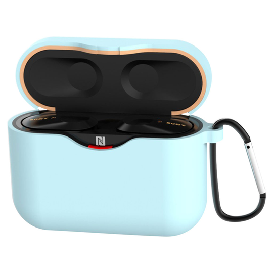 Sony WF-1000XM3 durable silicone case - Sky Blue