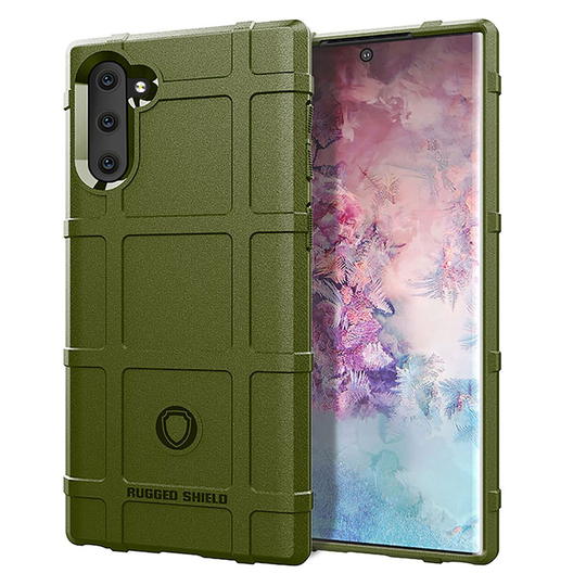 Rugged Shield Samsung Galaxy Note 10 kuoret - Vihreä
