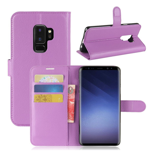 Samsung Galaxy S9 Plus litsipintainen suojakotelo - Violetti
