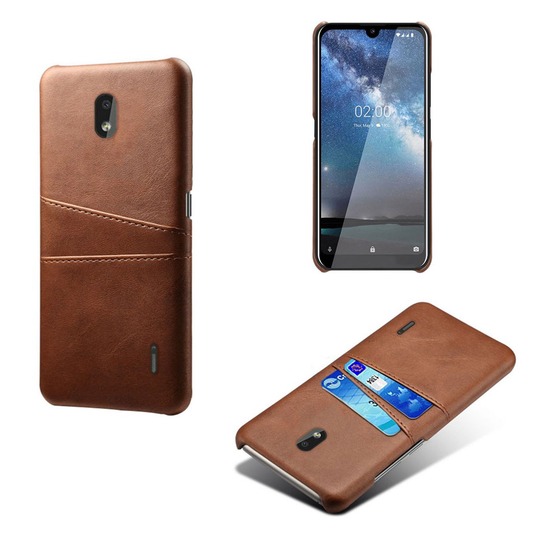 Dual Card Nokia 2.2 kuoret - Ruskea