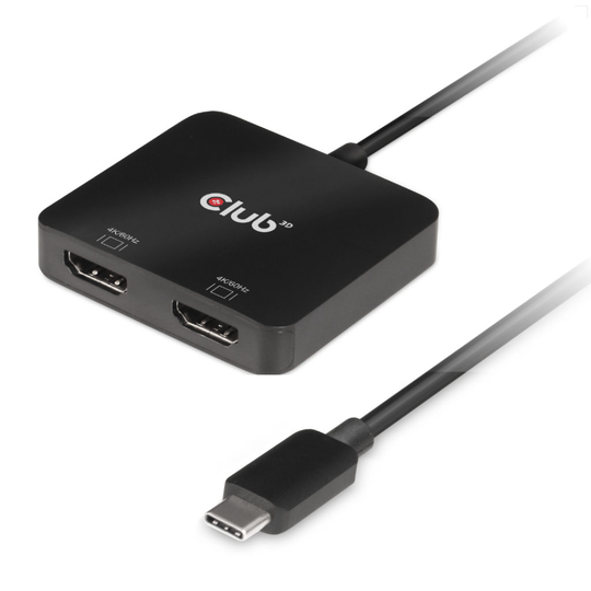 CLUB 3D MST HUB USB-C To 2xHDMI 4K60Hz