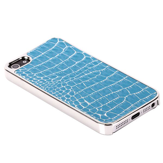 RaptorCase - Kromi Reunus (Sininen) iPhone 5 Suojakuori
