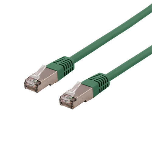 U/FTP Cat6a -laitekaapeli, 1,5 M, 500 MHz, Delta-sertifioitu, LSZH, Vihreä