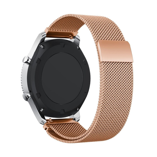 Samsung Gear S3 Milanese Metalli Vaihto Ranneke - Ruusu Kulta