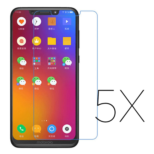 UltraClear LCD Näytönsuoja Motorola Moto G7 Play - 5-Pack
