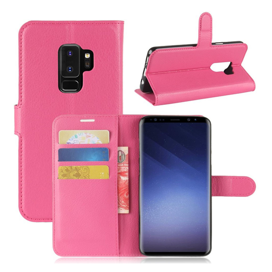 Samsung Galaxy S9 Plus litsipintainen suojakotelo - Rose