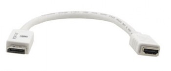 KRAMER ADC-DPM/HF ADAPTER CABLE: DISPLAYPORT (M) TO HDMI (F) (1') 0.3M