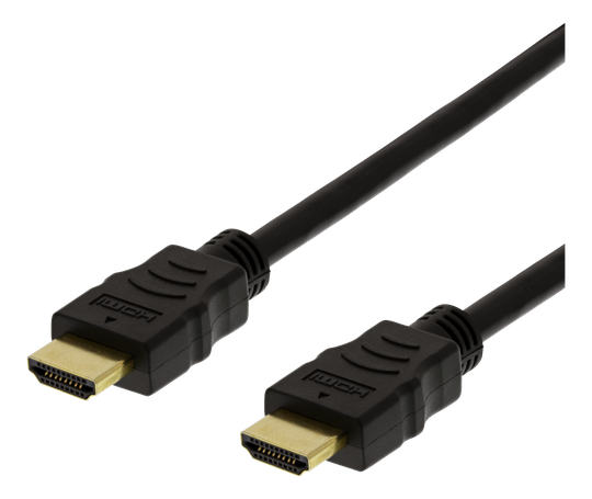 Taipuisa HDMI-kaapeli, High Speed HDMI With Ethernet, 4K, Ultra HD Taajuudella 30 Hz, 7 M, Kullatut