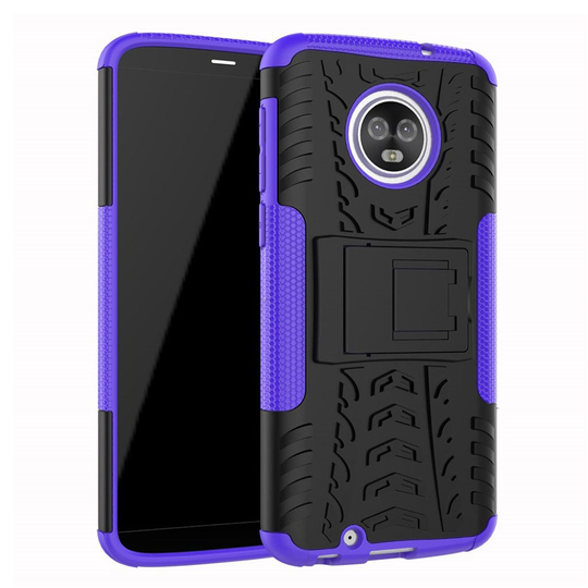 Motorola Moto G6 tyre pattern case - Purple