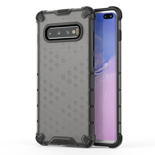 Bofink Honeycomb Samsung Galaxy S10 Plus kuoret - Musta