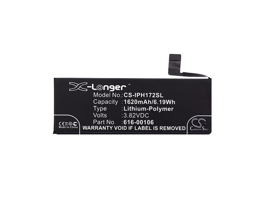 Apple iPhone SE yhteensopiva akku 1620 mAh