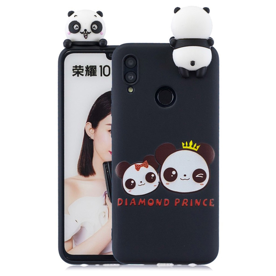 Huawei P Smart 2019 3D Suloinen nukke kuosi suojakotelo - Timantti Prince