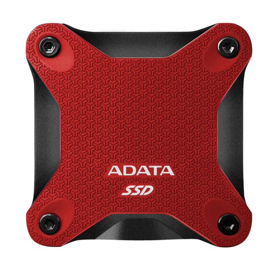 SD600 480GB External SSD USB 3.1 Red