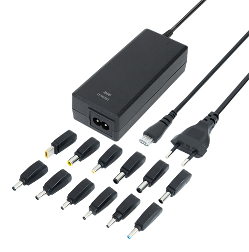 DELTACO Universal Laptop Charger Is Suitable For Most Laptops And Notebooks Since It Includes 12 Dif