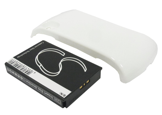 SonyEricsson Xperia Play tehoakku erillisellä laajennetulla valkoisella takakannella 2600 mAh