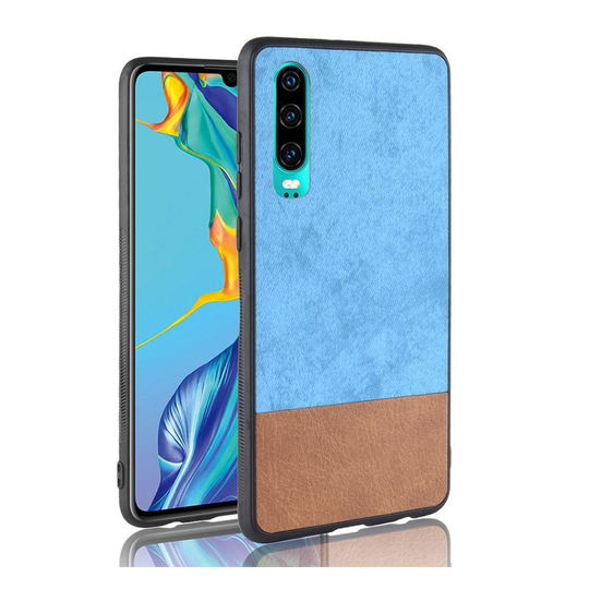 Huawei P30 bi-color hybrid case - Blue