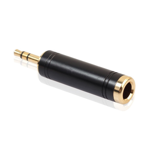 Universaali REXLIS Kullattu 3.5mm Uros 6.35mm Naaras Stereo Audio Adapteri - Universaali