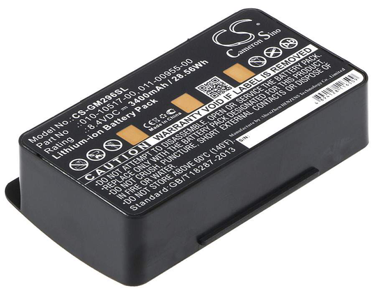 Garmin 010-00543-00 100054300 3580100054300 akku 3400mAh