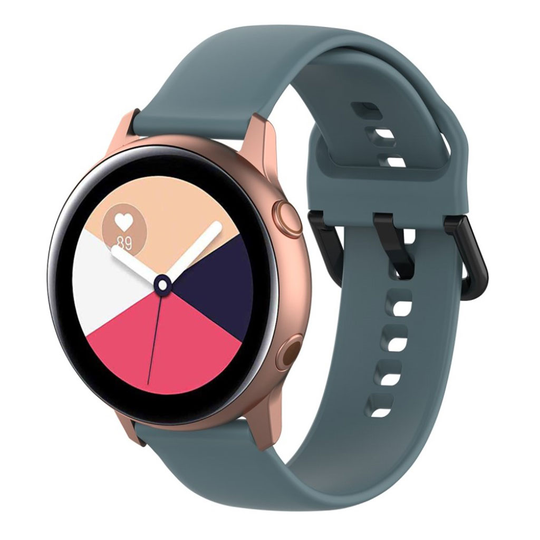 Samsung Galaxy Watch Active durable silicone watch band - Grey