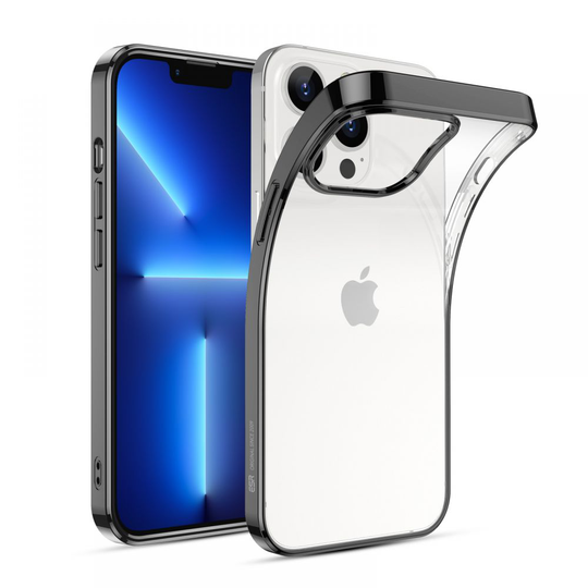 ESR Project Zero Suojakotelo iPhone 13 - läpinäkyvä / musta