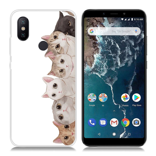 Xiaomi Mi A2 kuviollinen suojakotelo - Kissat