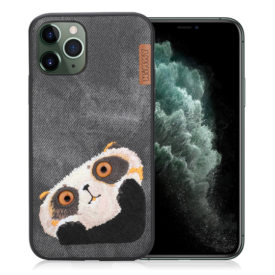 Nimmy Big Eyes iPhone 11 Pro Max Embroidered Cover - Black