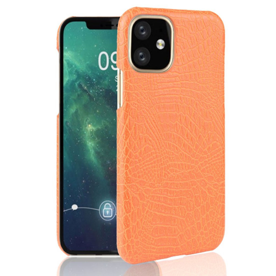 Croco iPhone 11 Pro Max kuoret - Oranssi