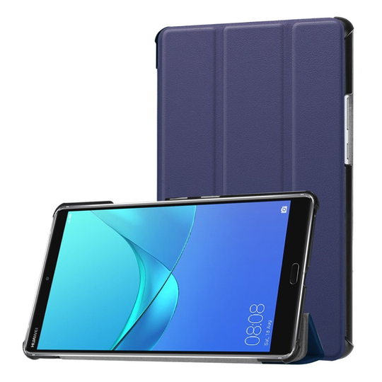 Huawei MediaPad M5 8 trendikäs suojakotelo - Tummansininen