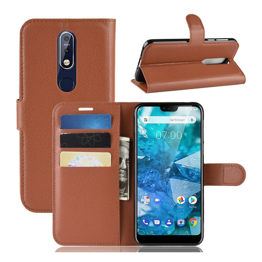 Classic Nokia 7.1 kotelot - Ruskea