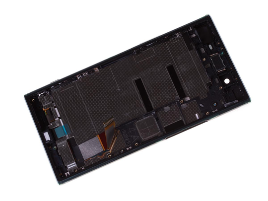 Sony Xperia XZ Premium G8141 Kosketuspaneeli + LCD Eturungolla - Musta