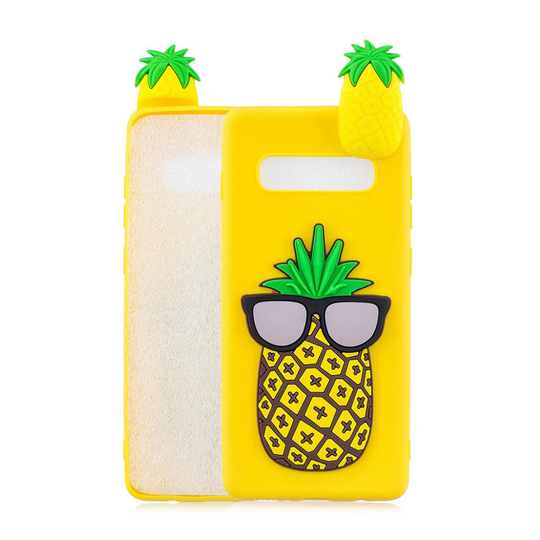 Samsung Galaxy S10 Plus 3D kuvio suojakotelo - Ananas