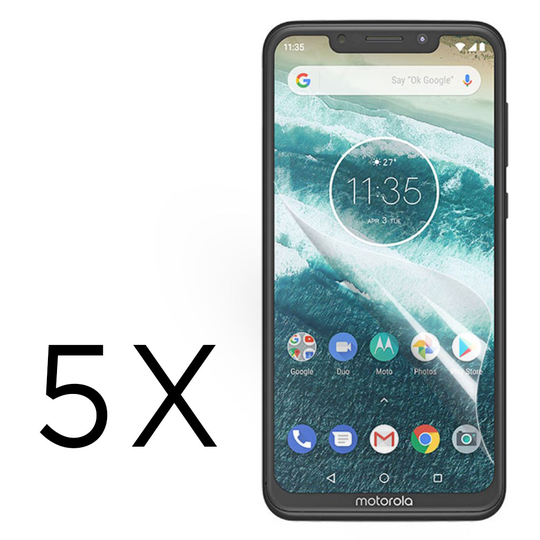 Motorola One ultra clear HD screen protector - 5-Pack