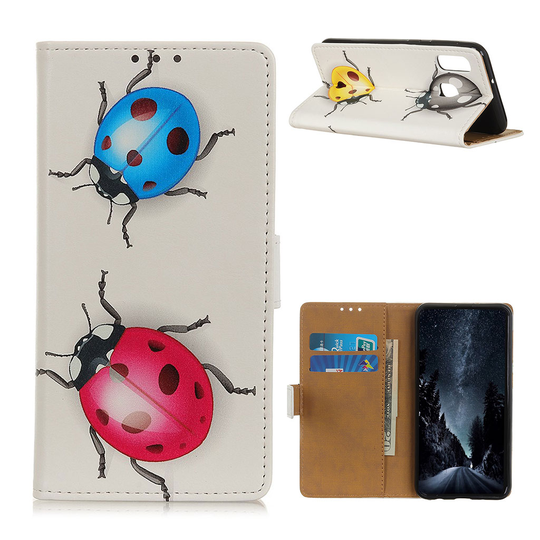 Samsung Galaxy A20e pattern leather case - Ladybug