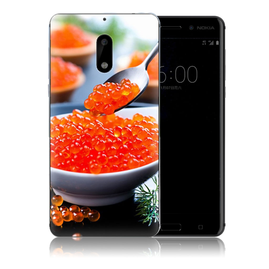 Nokia 6 uniikki suojakuori - Kaviaari