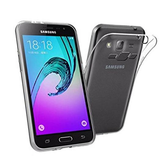 Samsung Galaxy J3 / J3 (2016) Transparent Cover (Flexible)