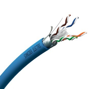 SCHNEIDER ELECTRIC ACTASSI TIETOVERKKOKAAPELI CAT6A F/UTP 2X4P DCA 500M RULLA SININEN