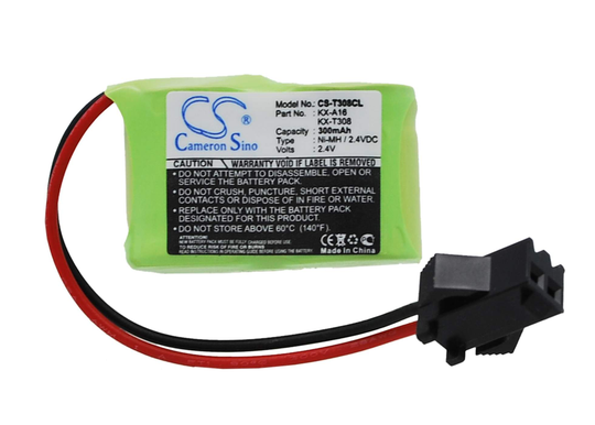 Panasonic KX-A16 KX-T1232 KX-T308 Langaton puheline Akku