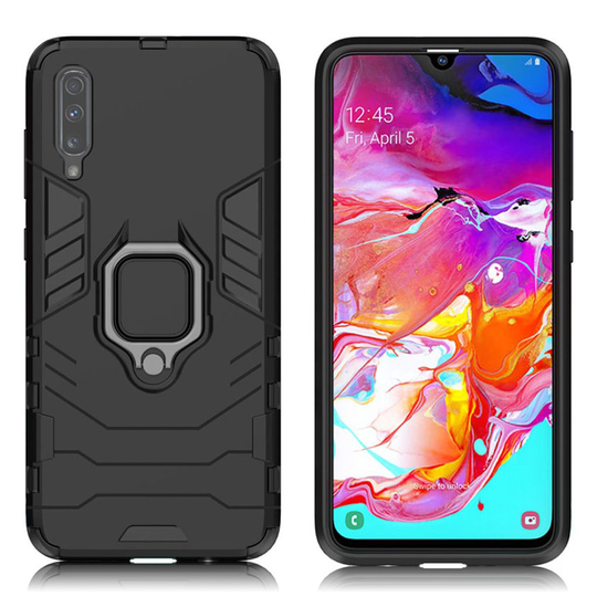 Ring Guard kuoret - Samsung Galaxy A70 - Musta