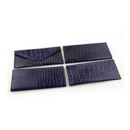 J.M.Show Genuine Crocodile Leather Case For iPhone 6s - Purple
