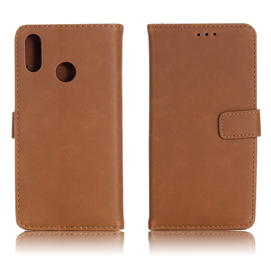Huawei P20 Lite retrotyylinen suojakotelo - Ruskea