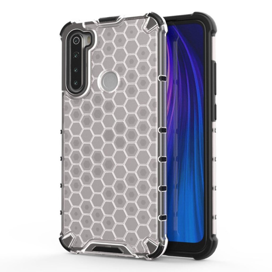 Bofink Honeycomb Xiaomi Redmi Note 8 kuoret - Valkoinen