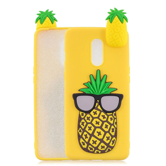 Cute 3D OnePlus 7 kuoret - Ananas