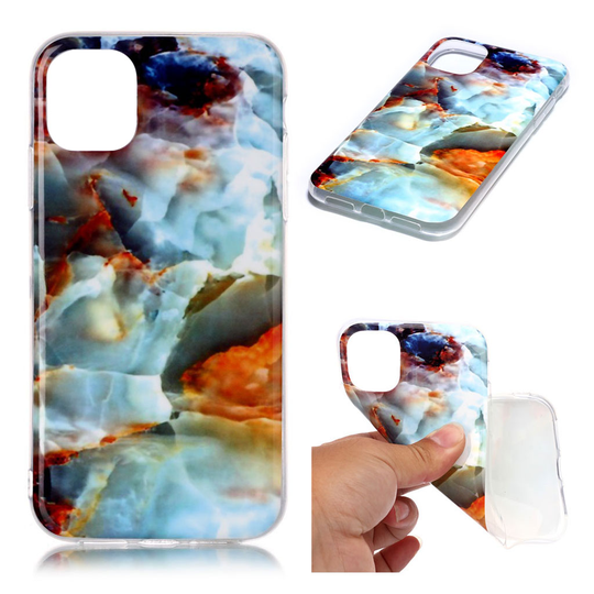 Marble iPhone 11 Pro kuoret - Värikäs pilvimarmori