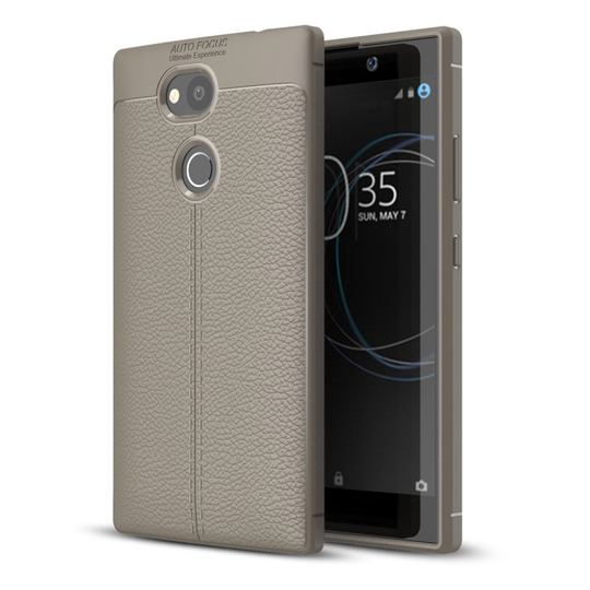 Sony Xperia L2 litsitekstuurinen suojakuori - Harmaa