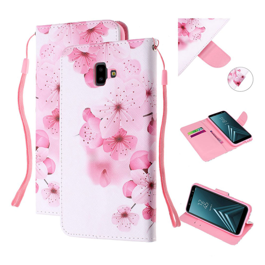 Samsung Galaxy J6 Plus (2018) pattern leather case - Pretty Flower