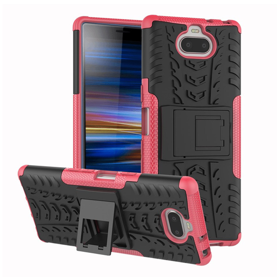 Sony Xperia 10 anti-slip hybrid case - Rose