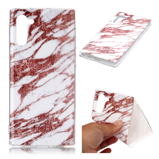 Marble Samsung Galaxy Note 10 kuoret - Tea Rose Marmori