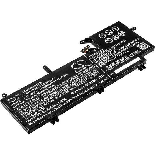 Asus Q535U Q535UD Q535UD-BI7T11 akku 3600mAh