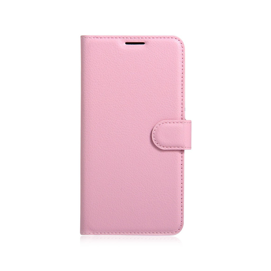 Mankell Lenovo K5 Litsi Nahkakotelo Korttitaskuilla - Pinkki